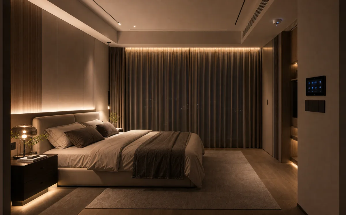 卧室睡眠全屋智能场景