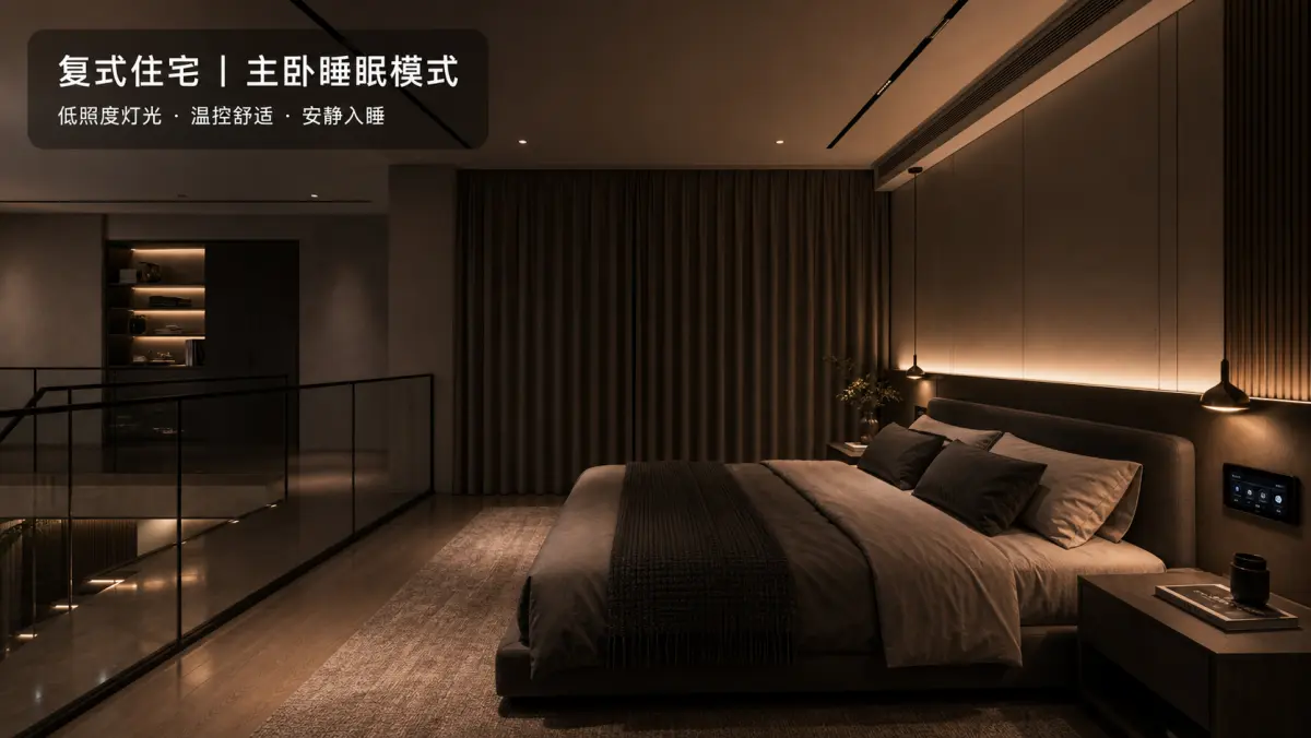 复式住宅主卧睡眠模式