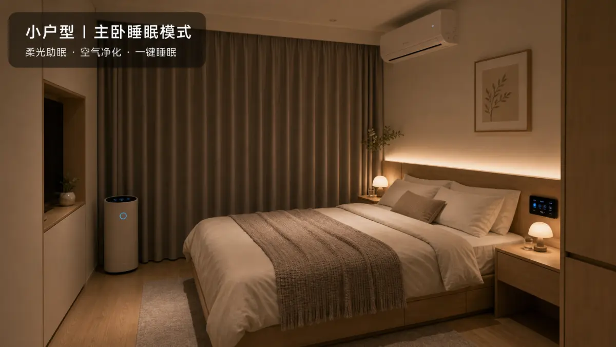 小户型主卧睡眠模式
